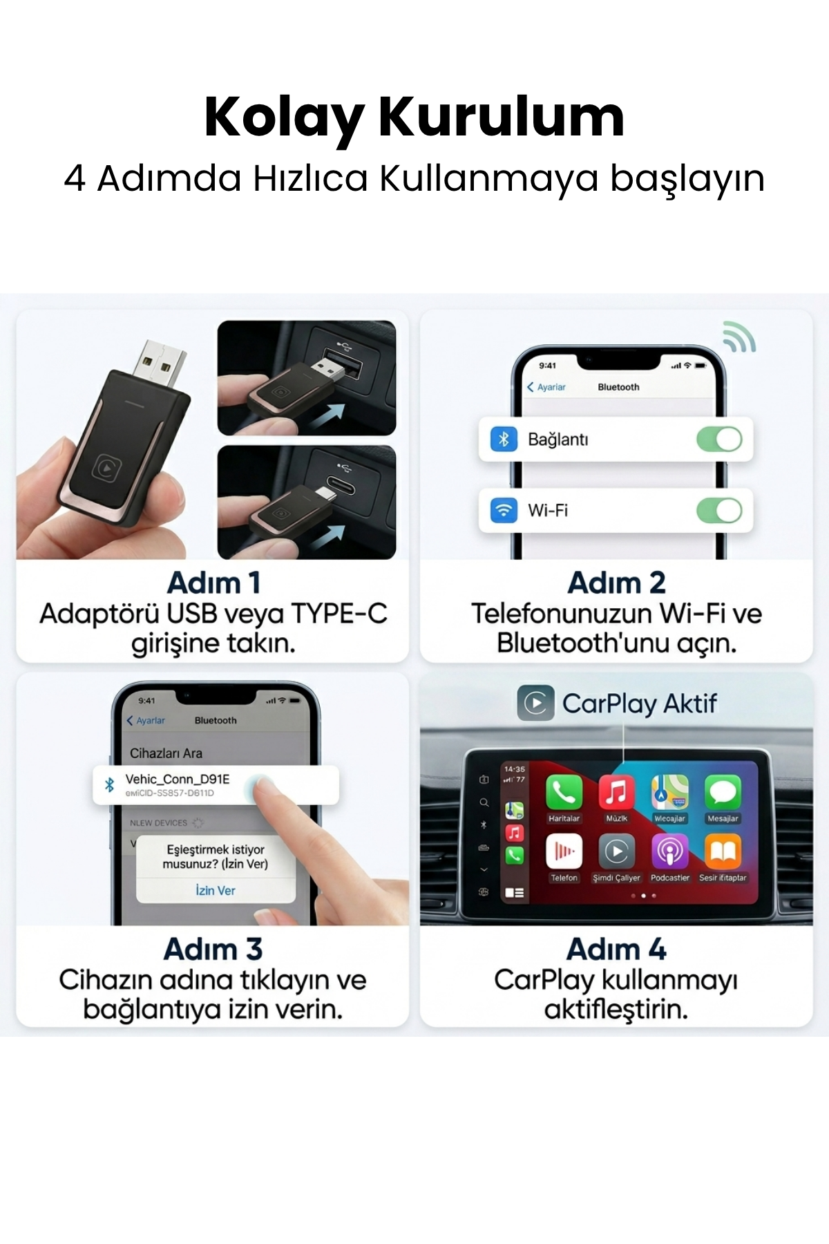 Solvis 2’si 1 Arada CarPlay