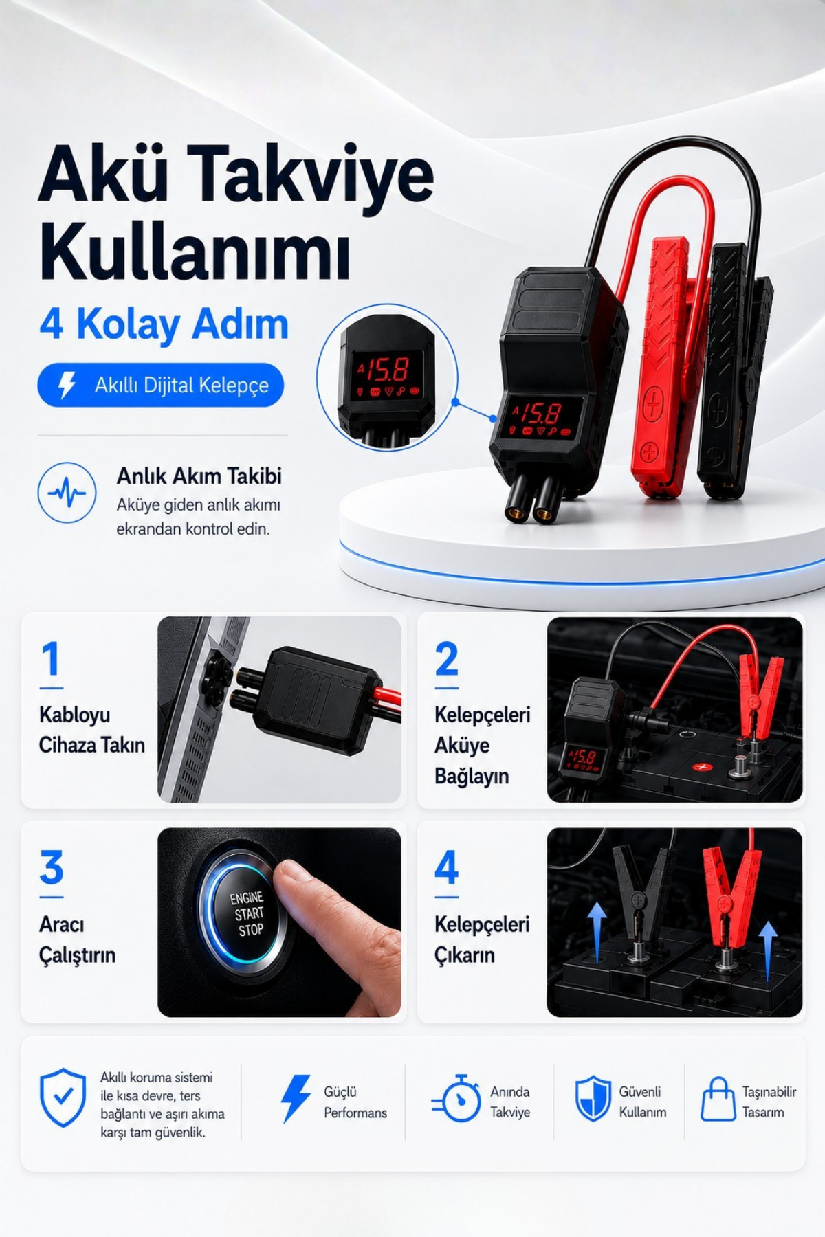 Solvis 5'i 1 Arada Premium Akü Takviyesi