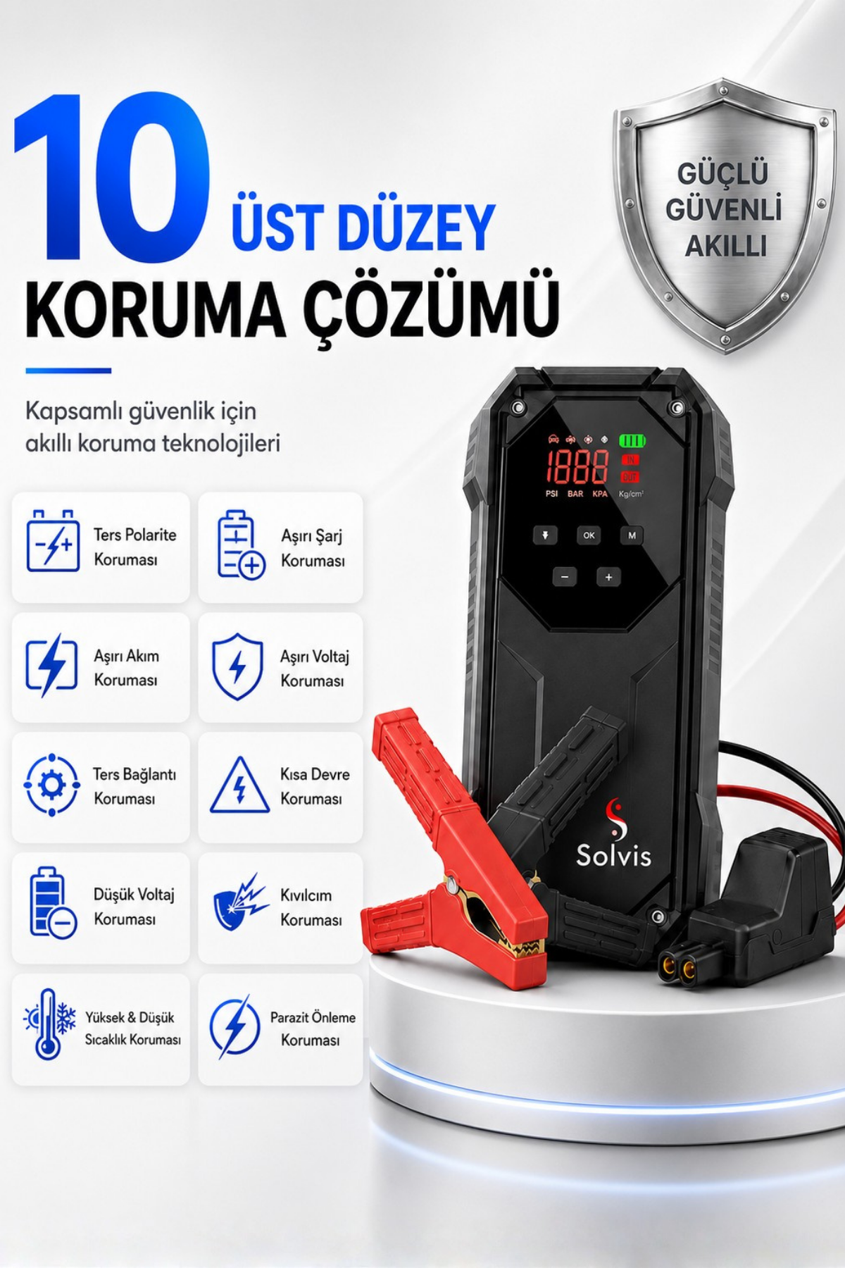 Solvis 5'i 1 Arada Premium Akü Takviyesi