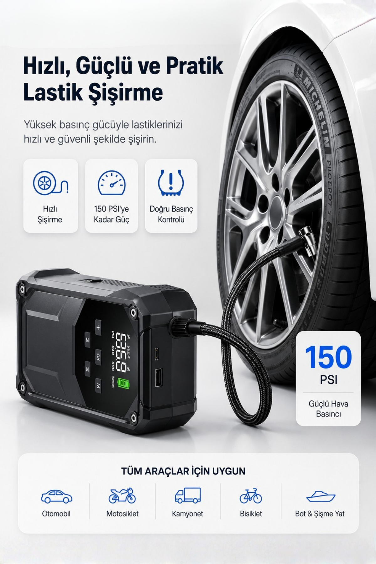 Solvis 5'i 1 Arada Premium Akü Takviyesi